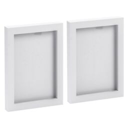 "Nicola Spring Photo Frames - 5"" x 7"" - Pack of 2 in White" - thumbnail 1