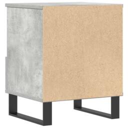 Berkfield Home Bedside Cabinet Concrete Grey 40x35x50 cm Engineered Wood - Size: 40 x 35 x 50 cm - thumbnail 7