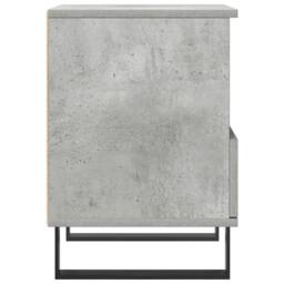Berkfield Home Bedside Cabinet Concrete Grey 40x35x50 cm Engineered Wood - Size: 40 x 35 x 50 cm - thumbnail 6