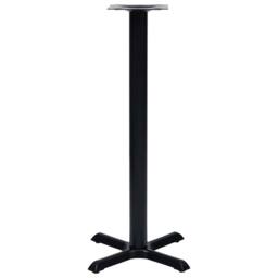 Berkfield Home Bistro Table Leg Black 56x56x107 cm Cast Iron - Size: 56 x 56 x 107 cm - thumbnail 3