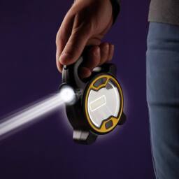 Coopers of Stortford 2-in-1 Flood Torch with Wide Beam & Carry Handle in Black - thumbnail 2