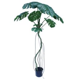 Leaf Monstera Tree Green Deluxe Faux Plant 180cm - thumbnail 1