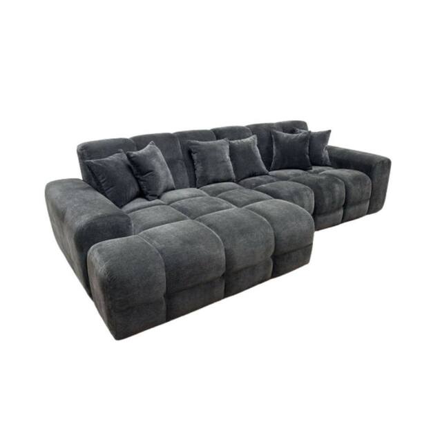 Stratus Interiors Jacob Modern Bubble Cloud Sofa for Stylish Living Rooms in Dark Grey - image 1