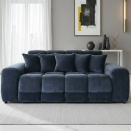 Stratus Interiors Jacob Modern Bubble Cloud Sofa for Stylish Living Rooms in Dark Grey - thumbnail 5