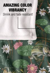 JQ Licensing Jl-Jp-Jq Bass Fishing Tiki 2 Silky Touch Super Soft Throw Blanket 152 X 127 cm in White - thumbnail 4