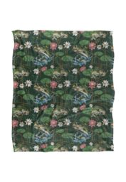 JQ Licensing Jl-Jp-Jq Bass Fishing Tiki 2 Silky Touch Super Soft Throw Blanket 152 X 127 cm in White - thumbnail 1