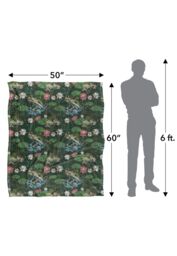 JQ Licensing Jl-Jp-Jq Bass Fishing Tiki 2 Silky Touch Super Soft Throw Blanket 152 X 127 cm in White - thumbnail 5