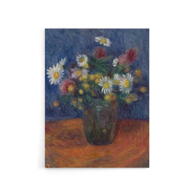 "Artery8 Flower Bouquet in Vase Still Life Glackens Canvas Wall Art Print - Size: W12"" x H16""" - image 1