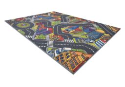 RugsX Rebel Roads Rug in Grey - Size: 140 cm x 200 cm - thumbnail 4