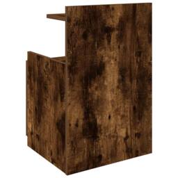 Berkfield Home Bedside Cabinets 2 pcs with 2 Drawers Smoked Oak 40x36.5x62 cm in Brown - thumbnail 8
