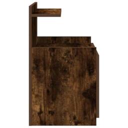 Berkfield Home Bedside Cabinets 2 pcs with 2 Drawers Smoked Oak 40x36.5x62 cm in Brown - thumbnail 7