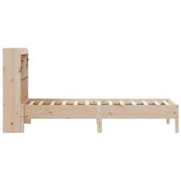 Berkfield Home Decorative Bookcase Bed without Mattress 75x190 cm Small Single S in Natural - thumbnail 5