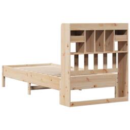 Berkfield Home Decorative Bookcase Bed without Mattress 75x190 cm Small Single S in Natural - thumbnail 6