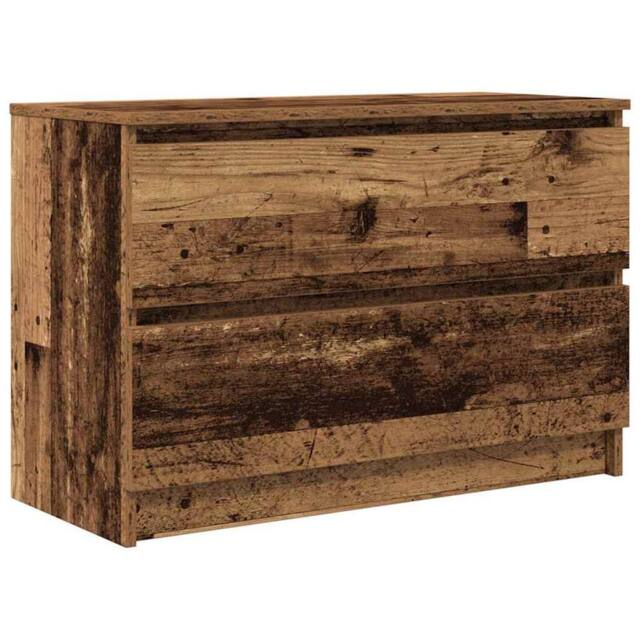 Berkfield Home TV Cabinet Old Wood 80x35x54 cm Engineered Wood in Brown - Size: 80 x 35 x 54 cm - image 1
