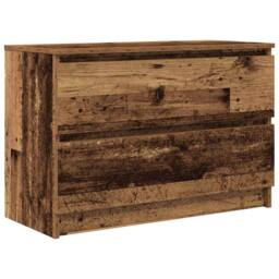 Berkfield Home TV Cabinet Old Wood 80x35x54 cm Engineered Wood in Brown - Size: 80 x 35 x 54 cm - thumbnail 1