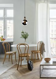 Lucide 'JULIUS' Dimmable Adjustable Height Indoor Vintage Pendant Light 1xE27 in Grey - thumbnail 4