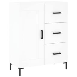 Berkfield Home Highboard White 69.5x34x180 cm Engineered Wood - thumbnail 7