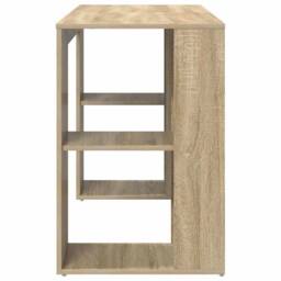 Berkfield Home Sonoma Oak Desk Sonoma oak Engineered wood Standard desk size in Light Brown - thumbnail 6