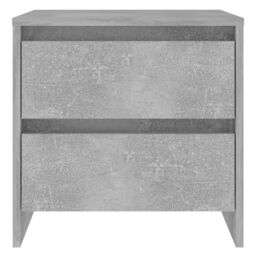 Berkfield Home Bedside Cabinet Concrete Grey 45x34.5x44.5 cm Engineered Wood - thumbnail 3