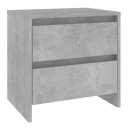 Berkfield Home Bedside Cabinet Concrete Grey 45x34.5x44.5 cm Engineered Wood - thumbnail 2