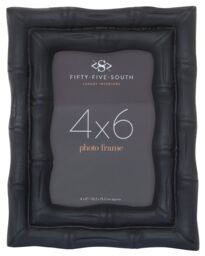 Orsina Hiba 4 x 6 Black Finish Bamboo Effect Photo Frame