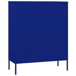 Berkfield Home Storage Cabinet Navy Blue 80x35x101.5 cm Steel - thumbnail 5