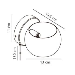 Nordlux Modern Indoor Wall Light Black Metal G9 Adjustable Head - No, IP20 - thumbnail 6