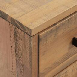 Berkfield Home Bedside Cabinets 2 pcs 36x30x45 cm Solid Wood Pine in Brown - Size: 36 x 30 x 45 cm - thumbnail 7