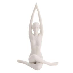 Yoga Pose White Figurine - Sun Salutation