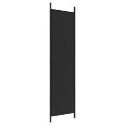 Berkfield Home 3-Panel Room Divider Black 150x200 cm Fabric - thumbnail 6