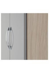 Seconique Nevada 2 Door All Hanging Wardrobe in Grey - thumbnail 5