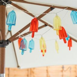 ValueLights Set of 20 Multi Coloured Ice Lolly Outdoor Garden Solar String Lights - thumbnail 1