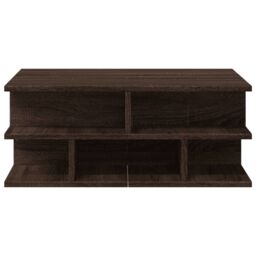 Berkfield Home Coffee Table Brown Oak 70x70x29 cm Engineered Wood - Size: 70 x 70 x 29 cm - thumbnail 5