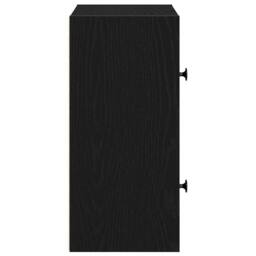 Berkfield Home Durable Bookcase Black Oak 40x24x52 cm Engineered Wood - Size: 40 x 24 x 52 cm - thumbnail 6