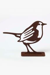 Homescapes Steel Robin Fence Topper in Brown - thumbnail 2
