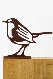Homescapes Steel Robin Fence Topper in Brown - thumbnail 5