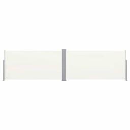 Berkfield Home Retractable Side Awning 160x600 cm Cream - thumbnail 3