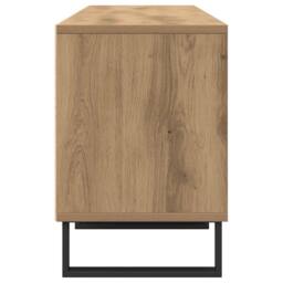 Berkfield Home TV Cabinet Artisan Oak 150x30x44.5 cm Engineered Wood in Brown - thumbnail 6