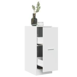 Berkfield Home Elegant Apothecary Cabinet White 30x41x77.5 cm Engineered Wood - thumbnail 2