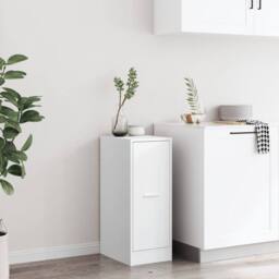 Berkfield Home Elegant Apothecary Cabinet White 30x41x77.5 cm Engineered Wood - thumbnail 4
