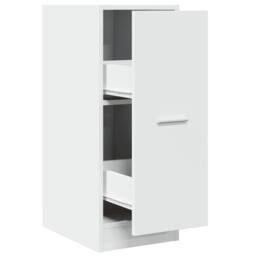 Berkfield Home Elegant Apothecary Cabinet White 30x41x77.5 cm Engineered Wood - thumbnail 3
