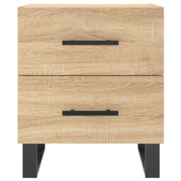 Berkfield Home Bedside Cabinet Sonoma Oak 40x35x47.5 cm Engineered Wood in Brown - thumbnail 6