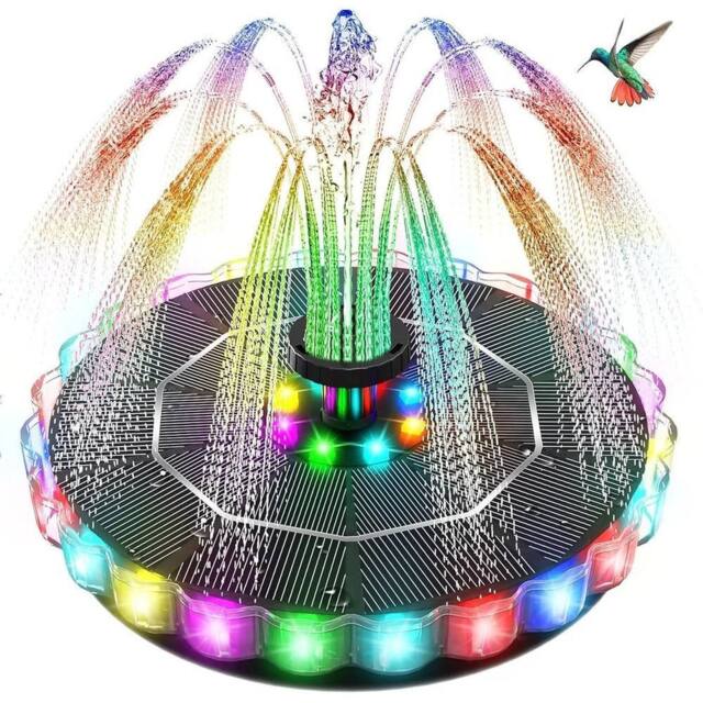 EONLION 3.5W LED Solar Fountain Pump Upgraded Solar Pond Pump in Black - Size: 100 cm - image 1