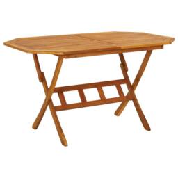 Berkfield Home 7 Piece Garden Dining Set Solid Wood Acacia in Brown - thumbnail 3