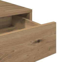 Berkfield Home Durable Desk Artisan Oak 101x50x76.5 cm Engineered Wood in Brown - thumbnail 9