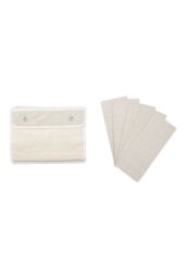Living and Home 5 Pockets Over the Door Fabric Organizer Non Woven Hanging Storage in Beige - thumbnail 3