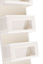 Living and Home 5 Pockets Over the Door Fabric Organizer Non Woven Hanging Storage in Beige - thumbnail 5