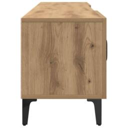 Berkfield Home TV Cabinet Artisian Oak 180x31.5x40 cm Engineered Wood in Brown - thumbnail 6