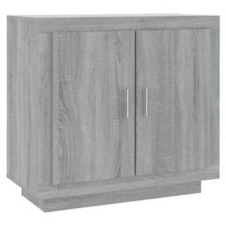 Berkfield Home Sideboard Grey Sonoma 80x40x75 cm Engineered Wood - Size: 80 x 40 x 75 cm - thumbnail 2