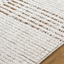 Livabliss Galey Alix Architect IV-Modern Ivory Black Graphic High Pile Living Dining Bedroom Rug in Brown - Size: 200 cm x 275 cm - thumbnail 3